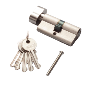 Цилиндр РЕНЦ 60 мм К-З, стандартный ключ дверной фурнитуры для межкомнатных дверей оптом и в розницу с доставкой по всей России